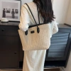 Summer straw woven large-capacity bag for women, 2025 new style, niche and versatile woven bag, stylish commuting single-shoulder tote bag Specification image